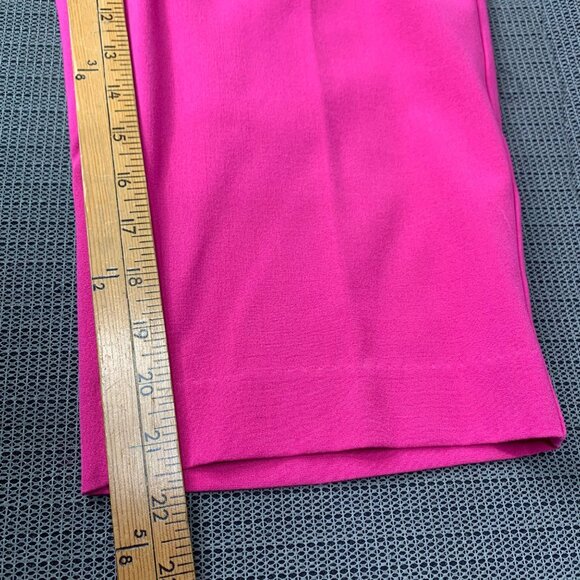 Briggs New York Womens Size 12 Pink Cropped Dress Pants - Picture 7 of 8
